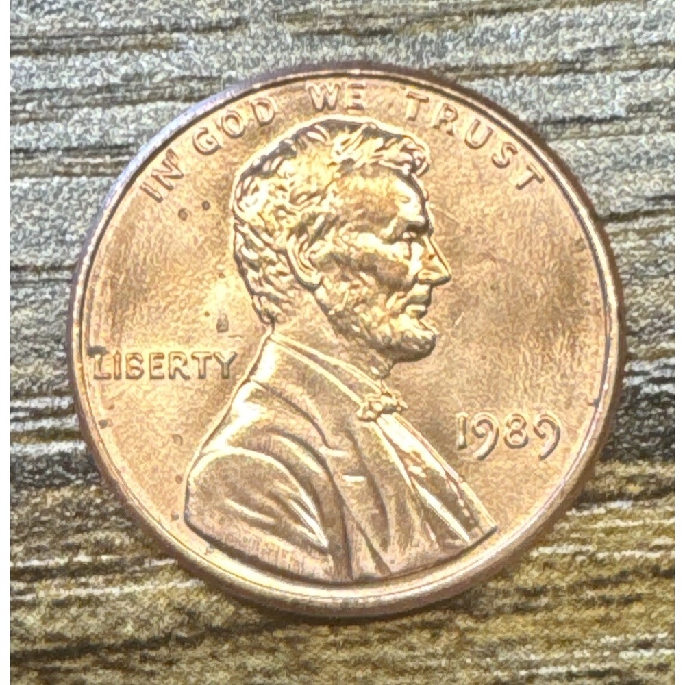 1989 P Lincoln Memorial Penny, BU Brilliant Uncirculated Cent